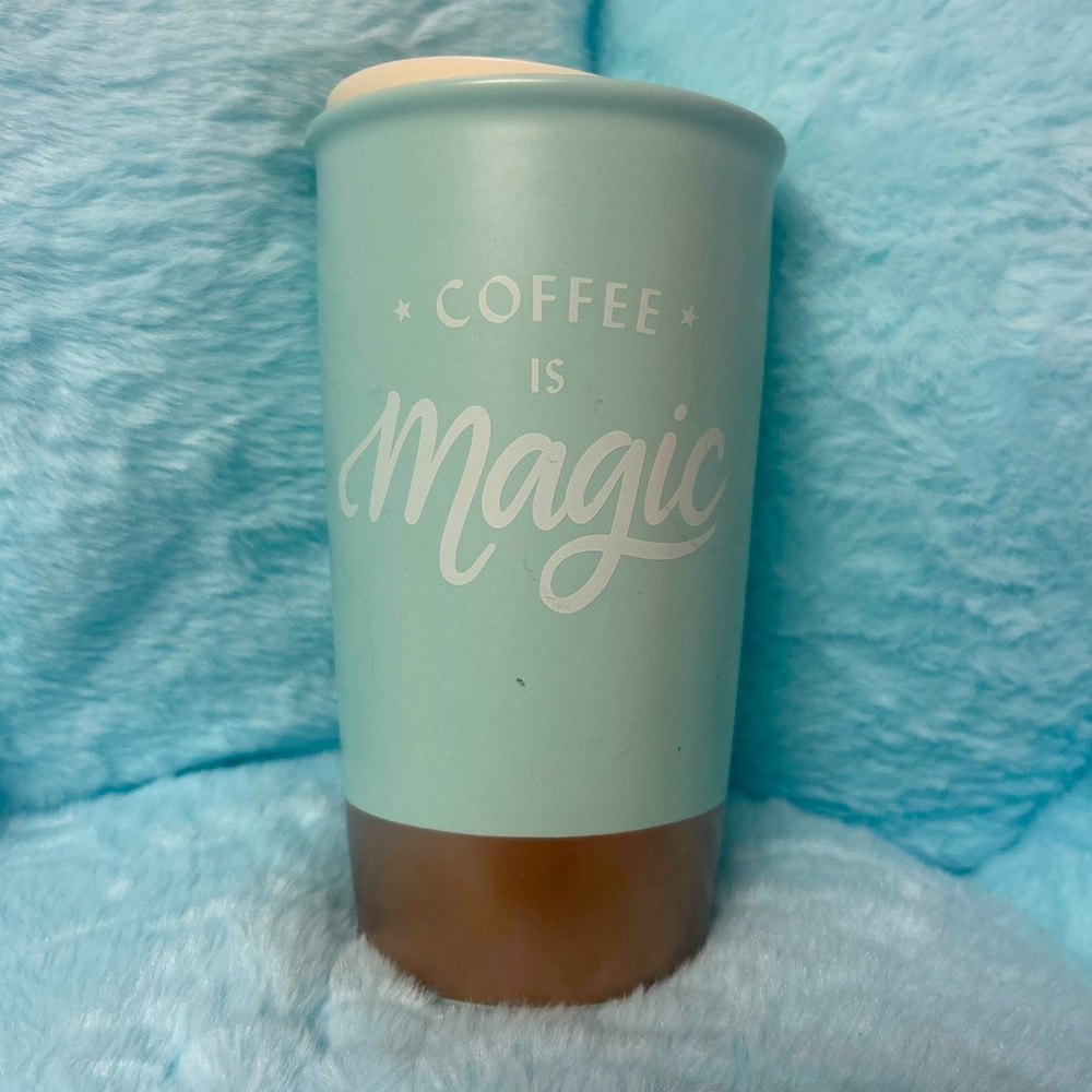 Starbucks Ceramic “Coffee is Magic” Travel Tumbler